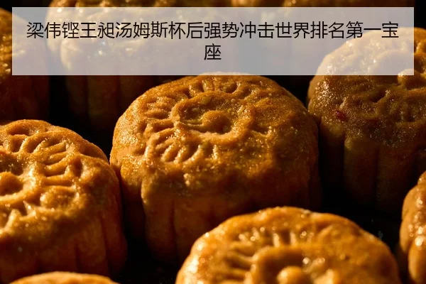 梁伟铿王昶汤姆斯杯后强势冲击世界排名第一宝座