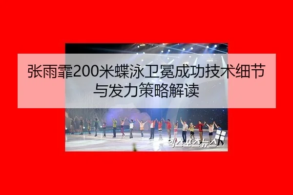 张雨霏200米蝶泳卫冕成功技术细节与发力策略解读